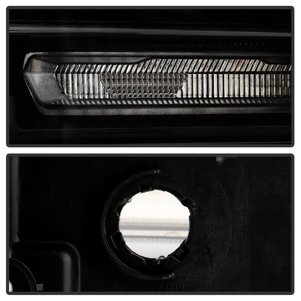 Chevy Silverado Spyder (POE) Full LED DRL and High/Low Beam w/Halogen Signal Bulb Headlight - OE Left