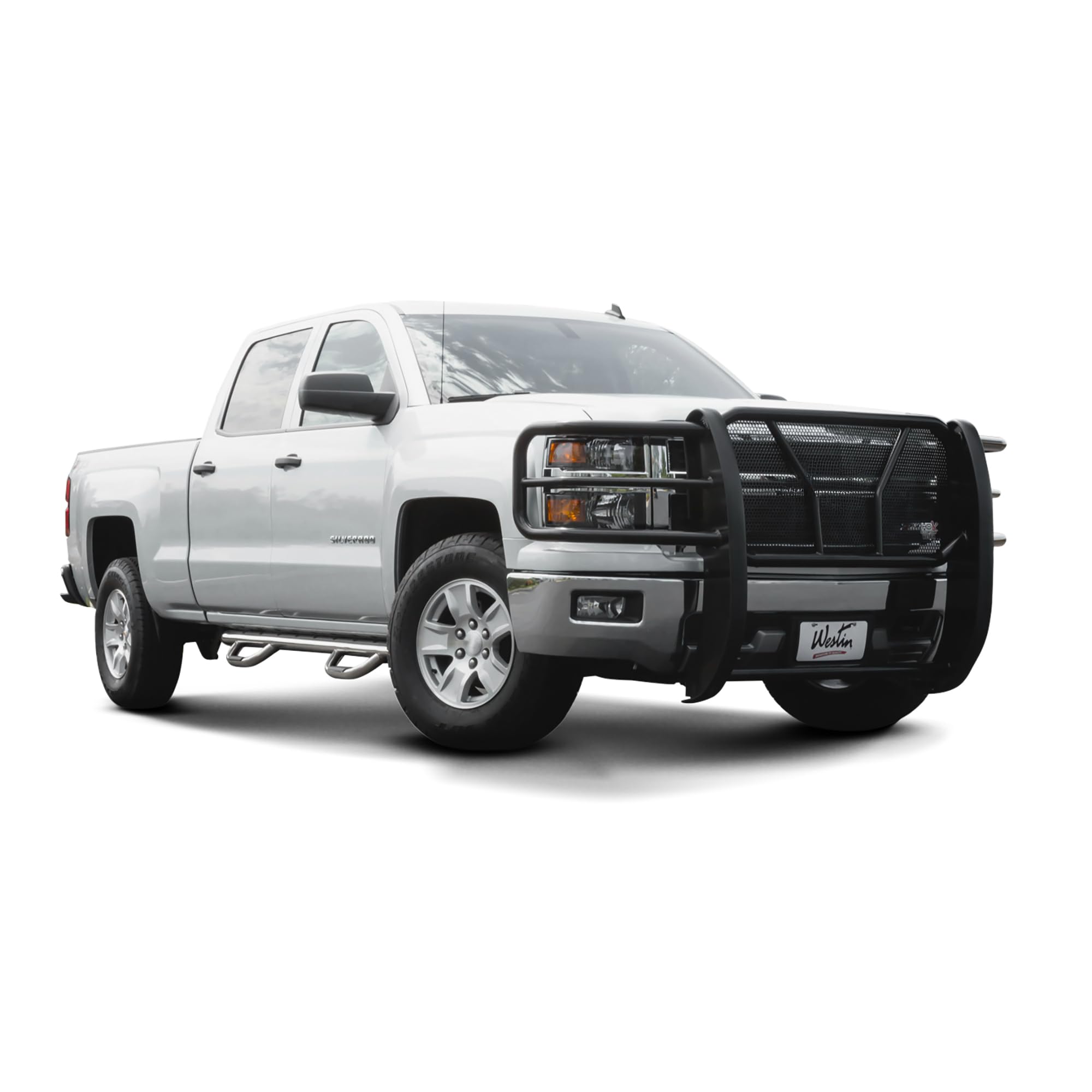 57-3685 Westin HDX 1-Piece Grille Guard fits 2014-2015 Silverado 1500