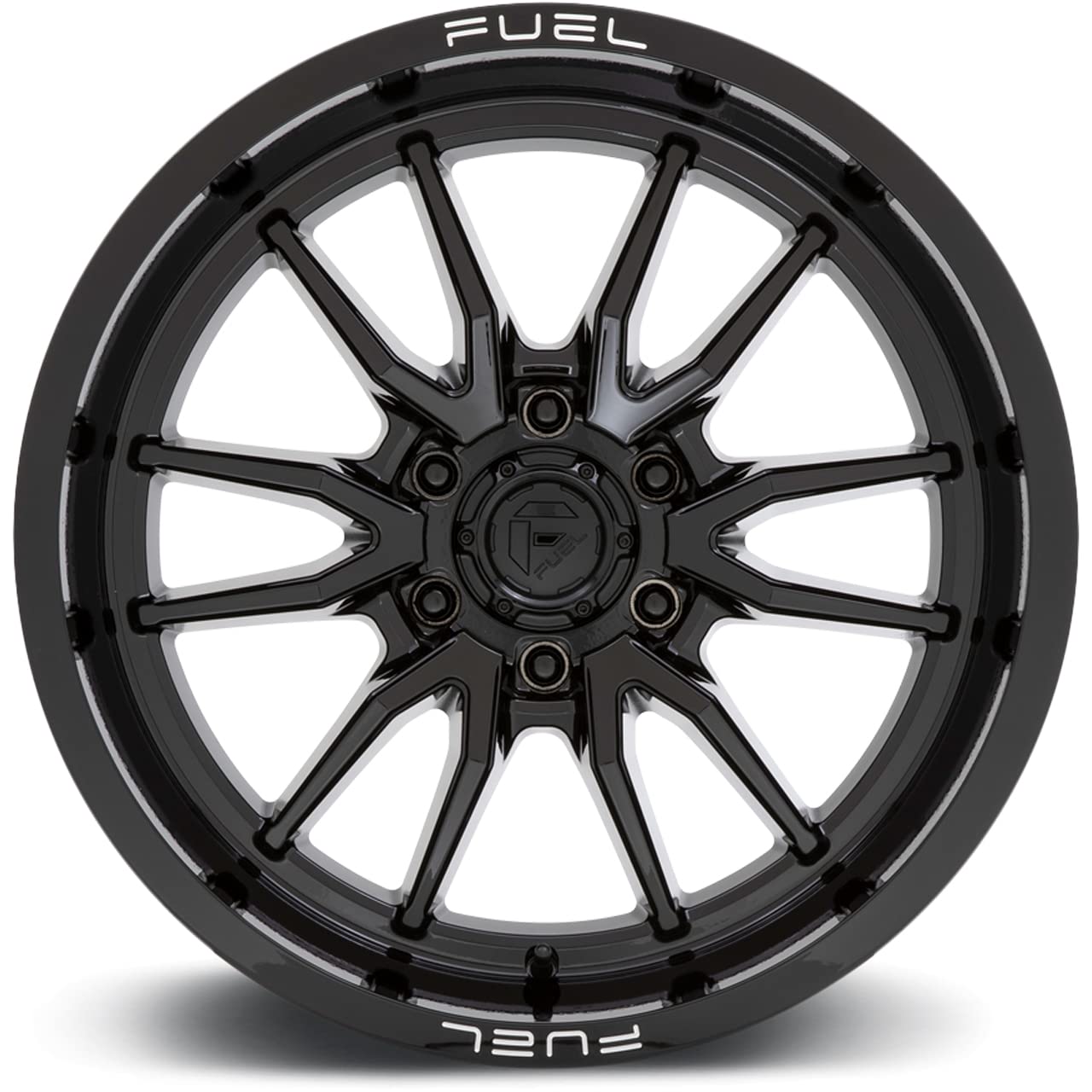 D760 CLASH FUEL OFF-ROAD 20X10, 6X5.5, 4.79, 18mm GLOSS BLACK - D76020008447