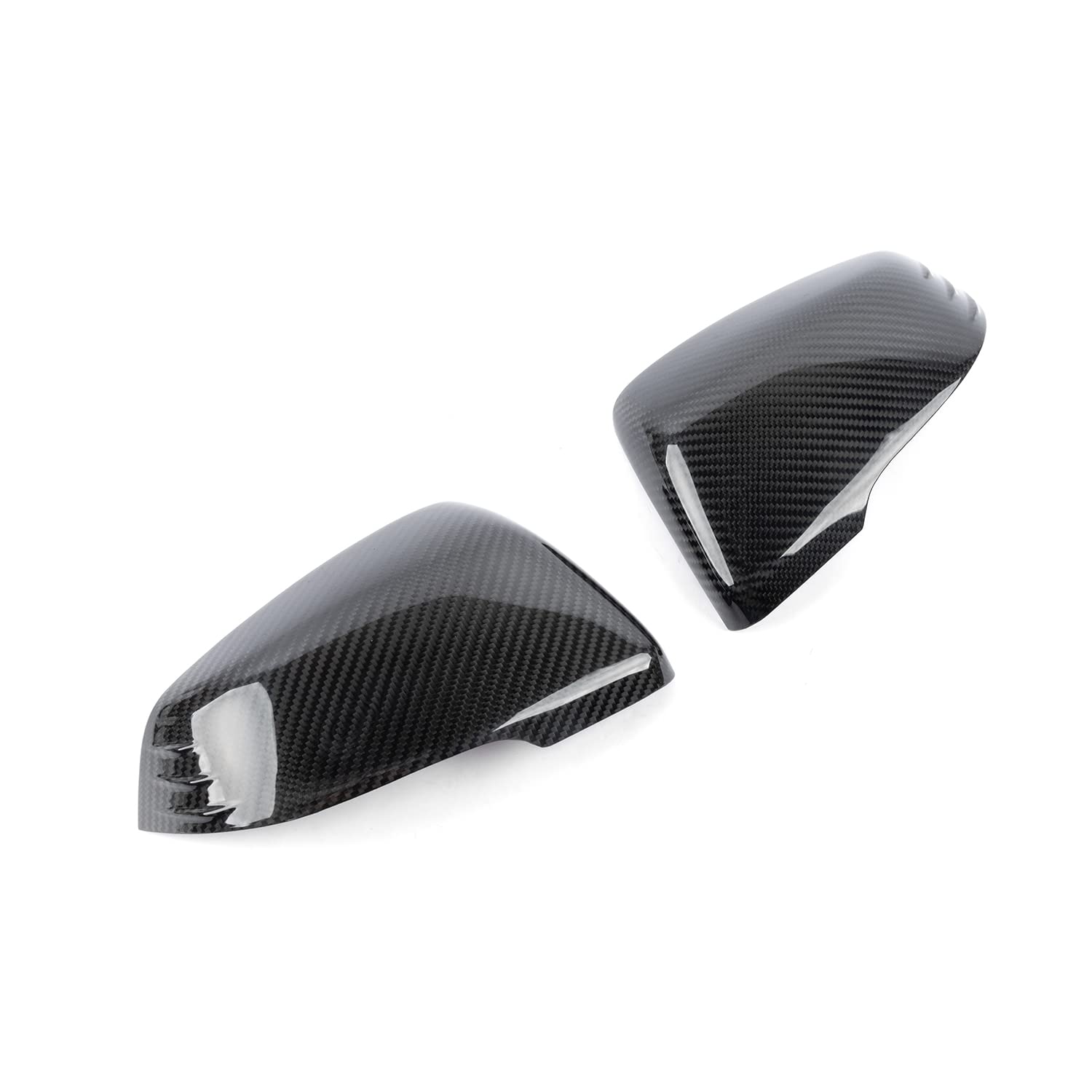 Dinan Mirror Covers D980-0040 - Gloss Twill Carbon Fiber - Pair