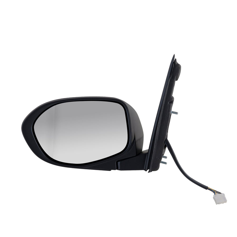 Driver Side Fit Mirror for Honda Odyssey EX, EX-L, LX, SE Model, Black, PTM Cover, w/Aspherical Lens, Foldaway, Heated Power