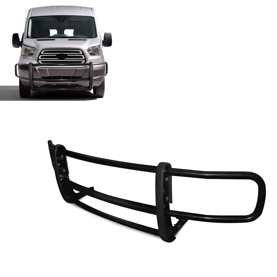 SPARTAN Black Horse Grille brush Bumper Guard Modular Black Compatible with 2020-2025 Ford Transit-150/Ford Transit-250/Ford Transit-350 2WD Full Size-17FT20MA
