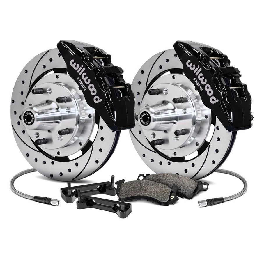 12.19" DP6A Drilled Front Hub Kit