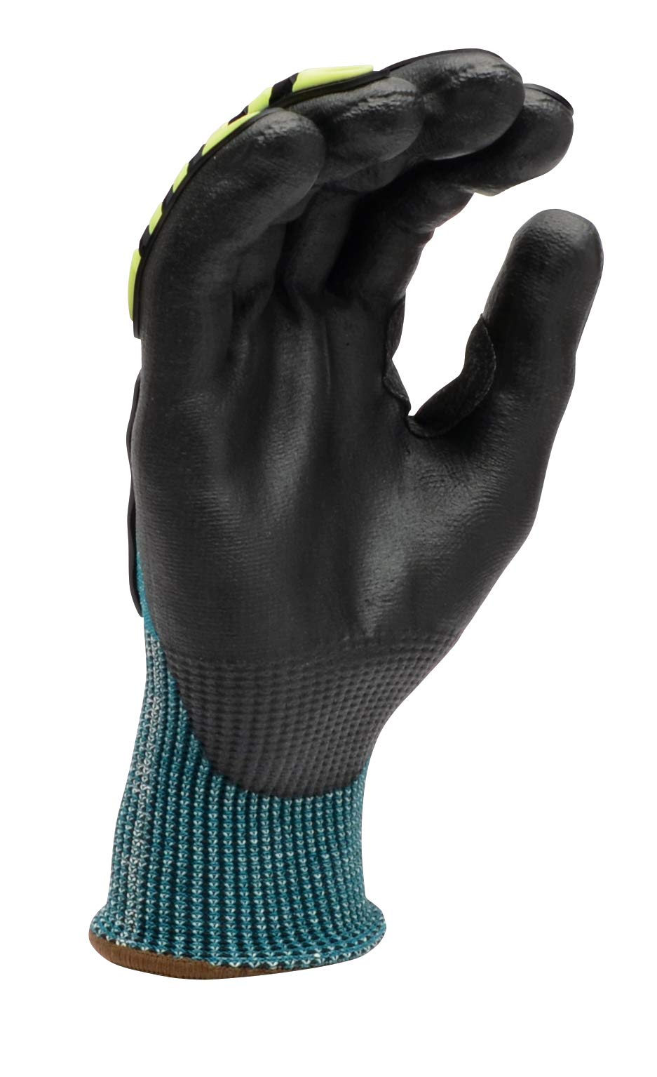 Walker's A4 Durable Men's Impact & Cut Resistant Flexible HPPE Shell Protective Utility Gloves with Foam Palm & TPR Bumpers, Large