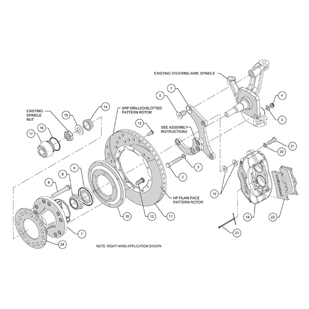 11.00" FDLI Drilled Front Kit