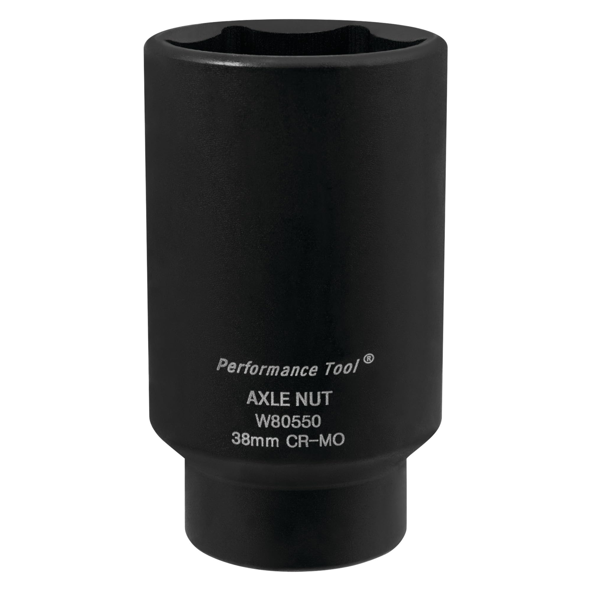 W80550 Performance Tool 38mm Front Wheel Drive Axle Nut Socket