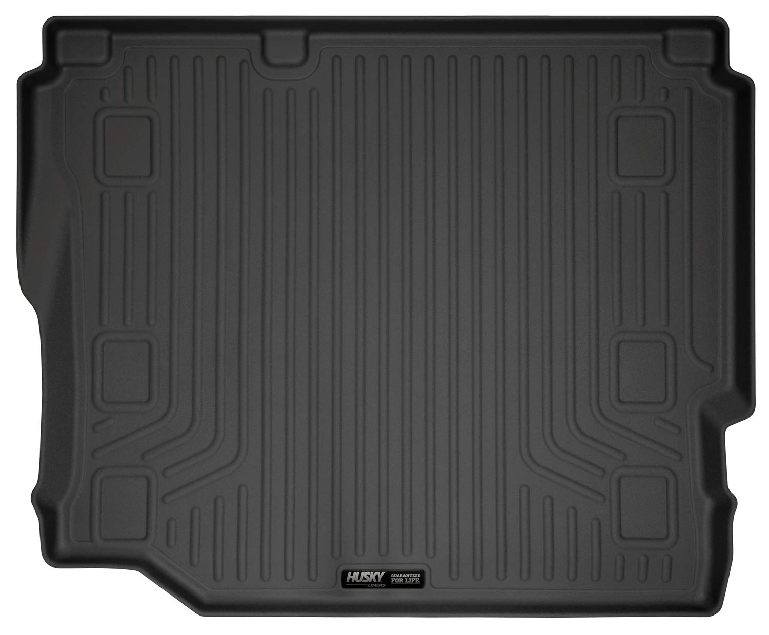 Weatherbeater Cargo Liner Husky Liners | Fits 2018-2025 Jeep Wrangler JK/JL 4-Door w/Cloth Seats & Without Subwoofer | 1-pc Black - 20721