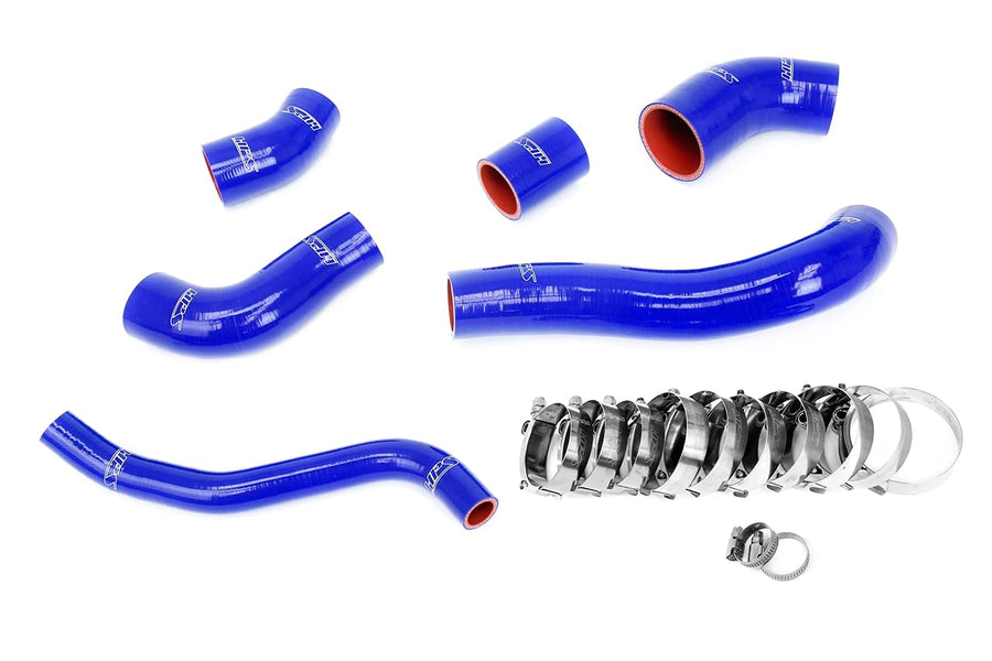 4-ply HPS Blue Reinforced Silicone Intercooler Hose Kit 57-2003-BLUE
