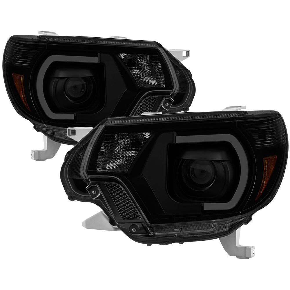 Projector Headlight Xtune PRO-JH-TTA12-LBDRL-BSM, 1 Pack