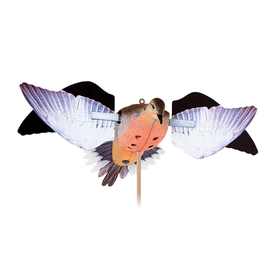 PowerFlight Avian-X Spinning Wing Dove Life-Size Motion Decoy - Durable Weather-Resistant Realistic Lifelike Hunting Decoy with Mounting Stake & Carry Bag Included