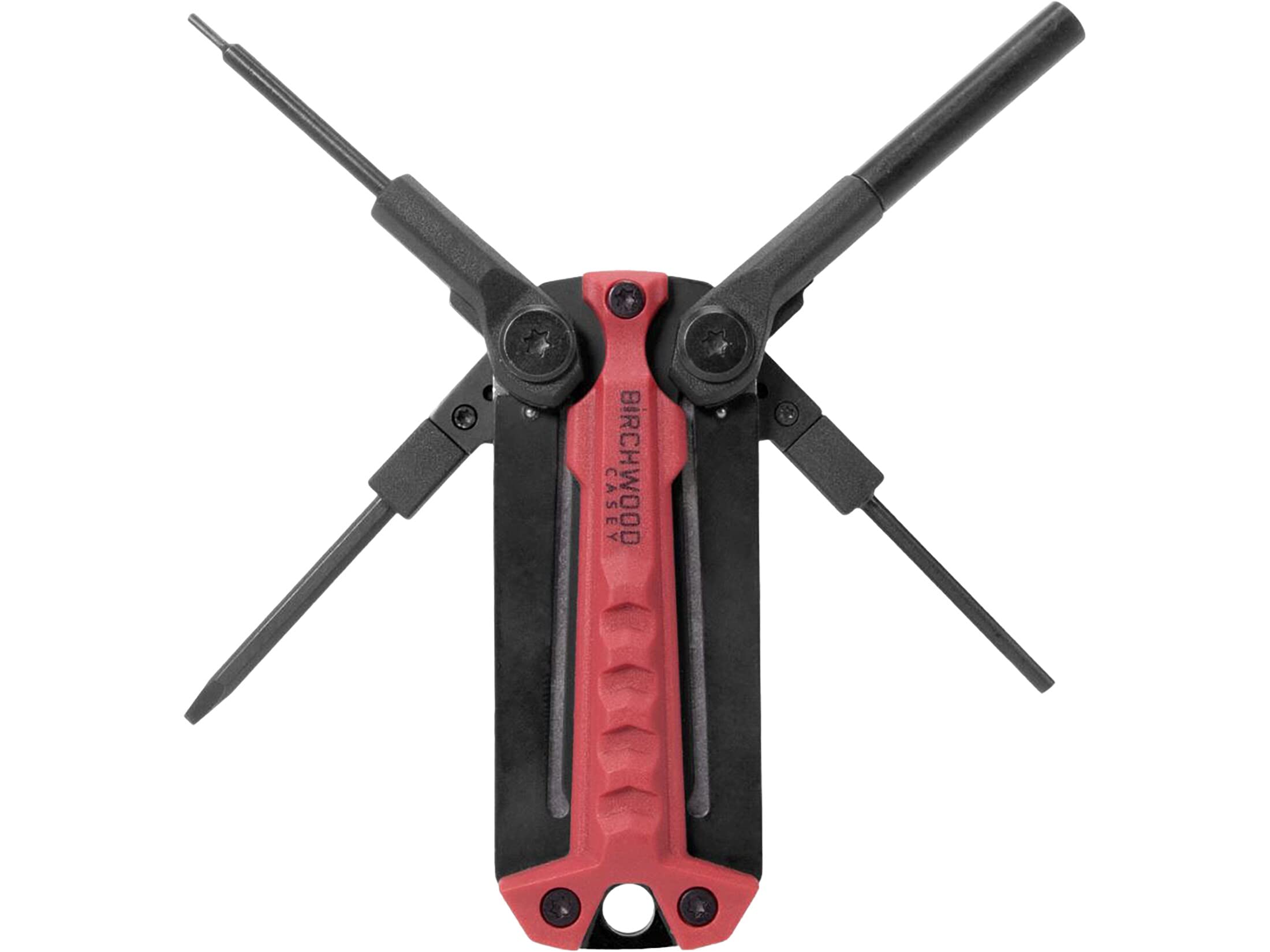 Multi-Tool BIRCHWOOD CASEY Gun | Durable Versatile Compact Gunsmithing 4-in-1 Tool Compatible with Glock | Hex Driver, 3 Mm Pin Punch, .050" Allen Wrench & Flat Blade Screwdriver Included