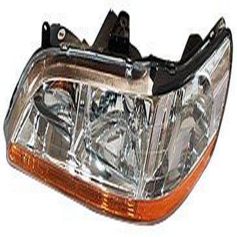 Left TYC Headlight Assembly Compatible with 2001-2002 Honda Accord