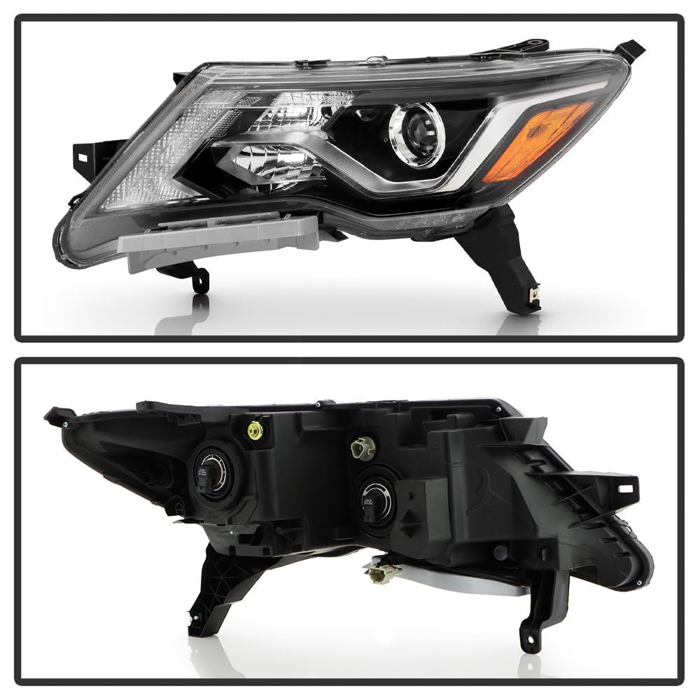 Nissan Pathfinder 17-20 Spyder (xTune) Halogen w/DRL Headlight - Low Beam-H11(Included) ; High Beam-H9(Included) ; Signal-WY21W(Included) - OE Left
