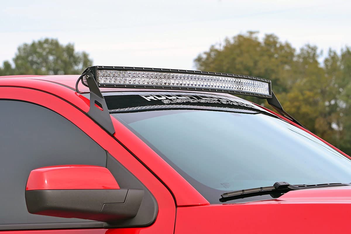 54" Rough Country LED Mounting Brackets for 15-20 Chevy/GMC SUV - 70514B