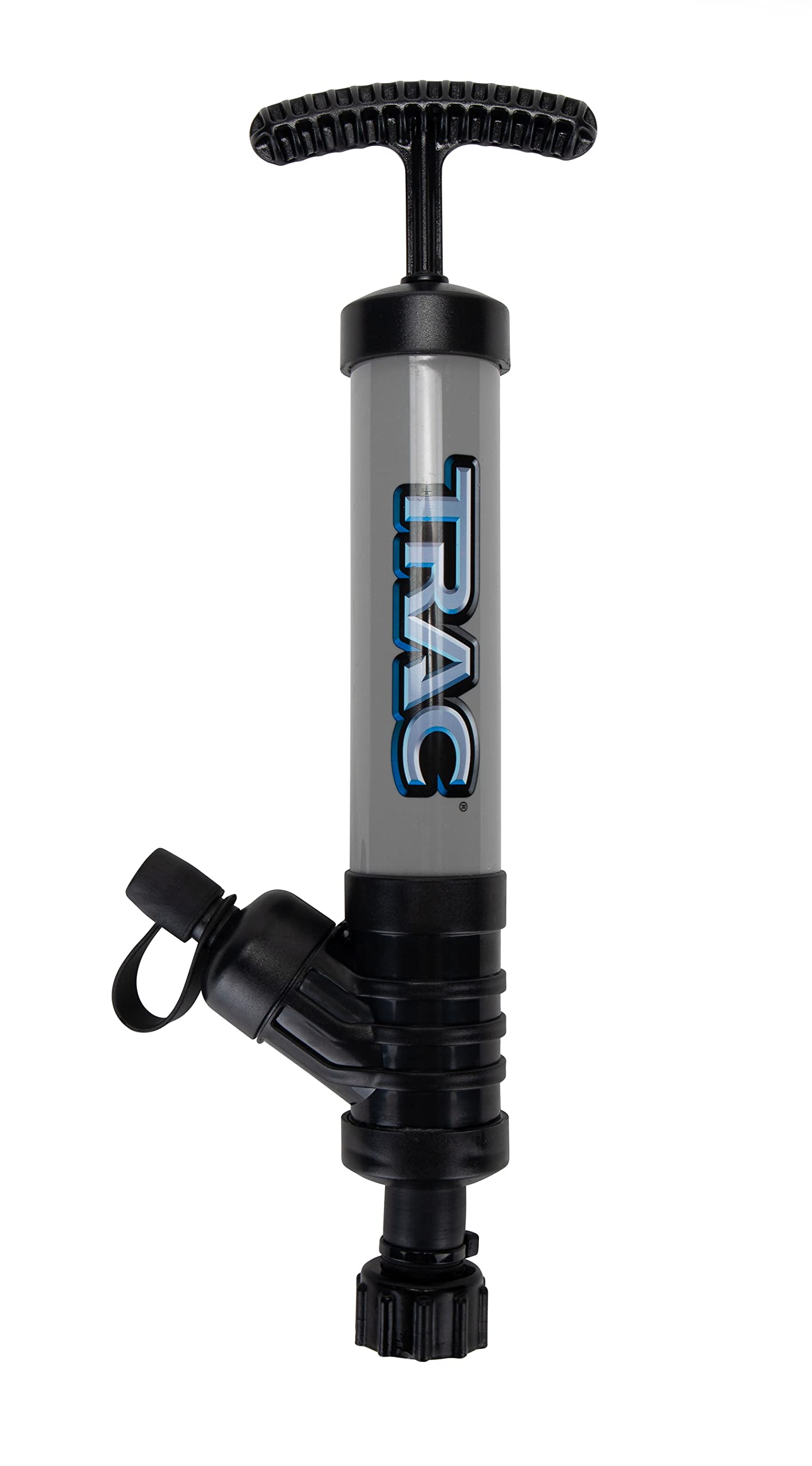 Trac Outdoors Fluid Extractor Hand Held - Ideal for Nearly All Forms of Fluid Extraction - Includes Cap, Adapters and Hoses (69360), Gray