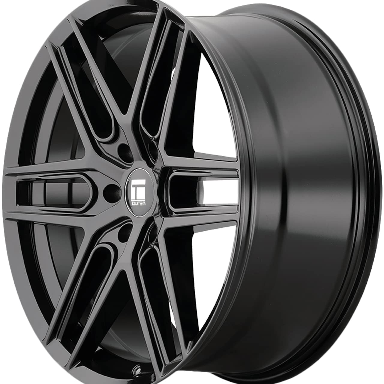 TR79 Touren Black Wheel with Gloss (18 x 10. inches /6 x 135 mm, 30 mm Offset)