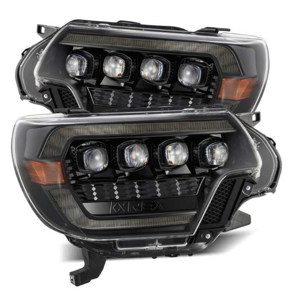 880752 AlphaRex USA Nova Series Projector Headlights fits Toyota Tacoma, Clear