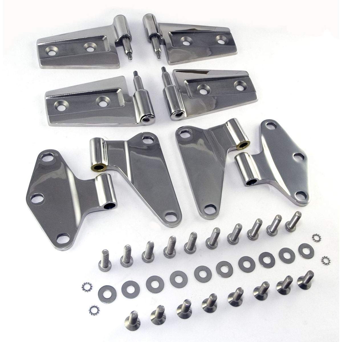 Door Hinge Kit Rugged Ridge for Jeep Wrangler JK | Stainless Steel, | 11111.20 | Fits 2007-2018 Jeep Wrangler JK