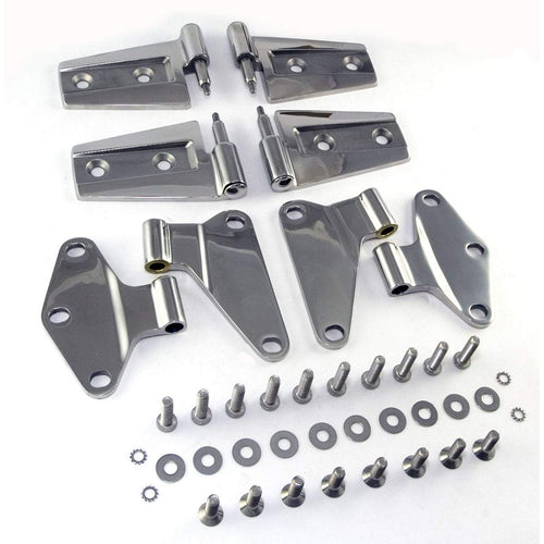 Door Hinge Kit Rugged Ridge for Jeep Wrangler JK | Stainless Steel, | 11111.20 | Fits 2007-2018 Jeep Wrangler JK