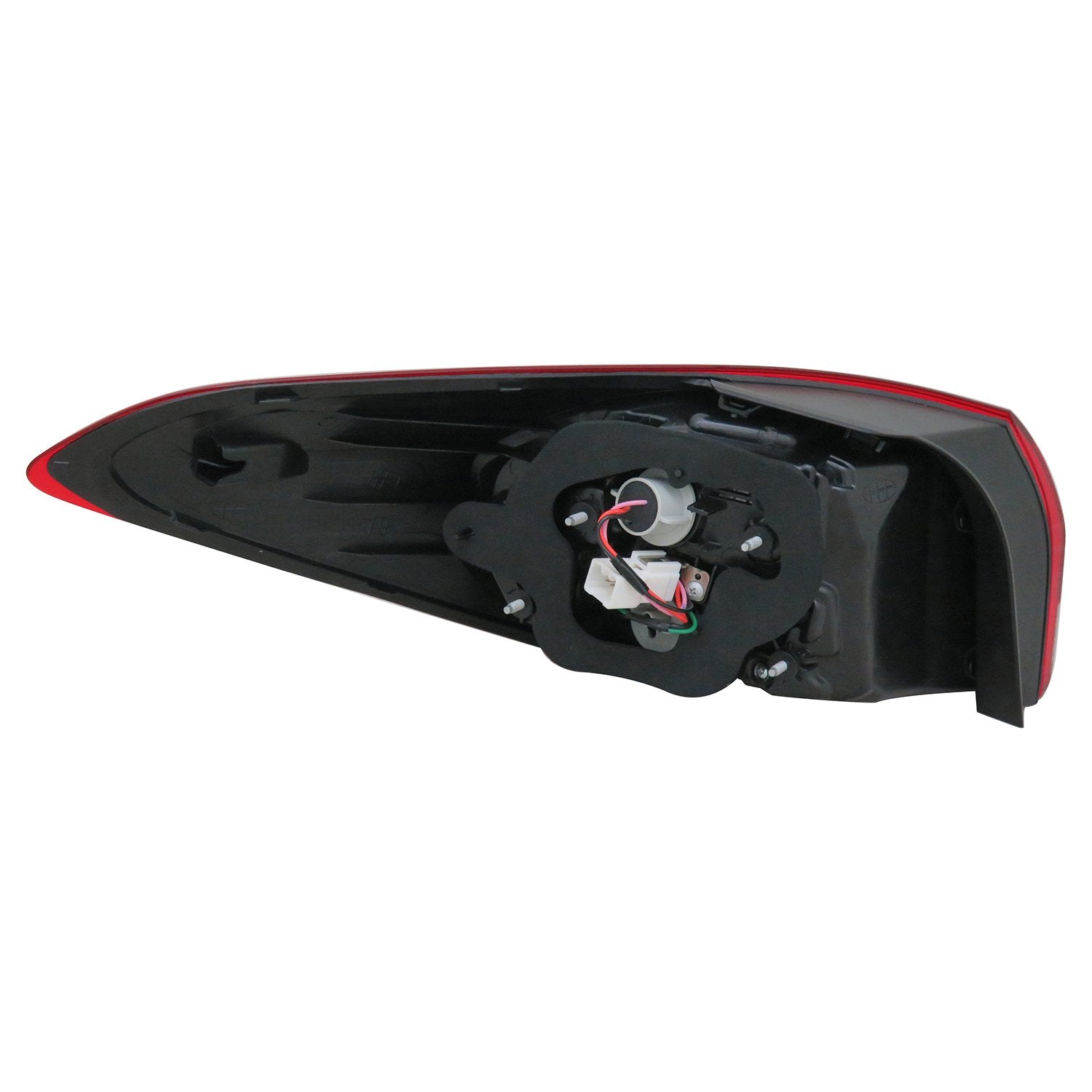 Right TYC Tail Light Assembly Compatible with 2017-2018 Kia Forte