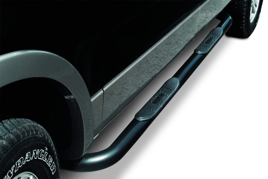 4000 Series Go Rhino SideSteps - Cab Length | Mild Steel, Black | 4431B | Fits 2005 - 2023 Toyota Tacoma Double Cab Pickup