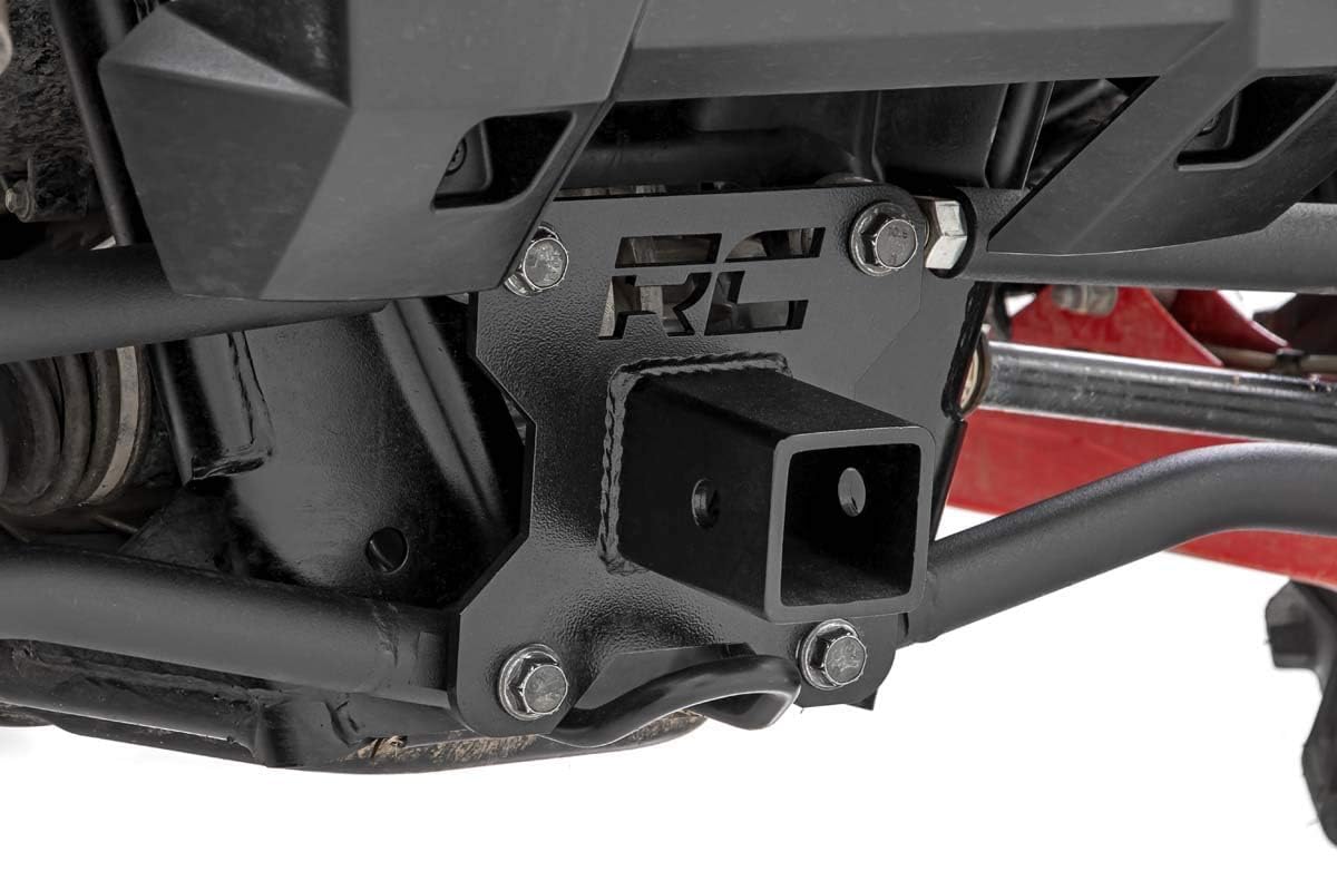 Rough Country Receiver Hitch UTV for 2014-2022 Polaris RZR XP 1000 - 93039, Black, 2"