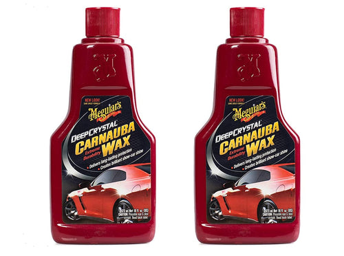 Meguiars 2 Pack A2216 16 oz. Deep Crystal System Carnauba Liquid Wax