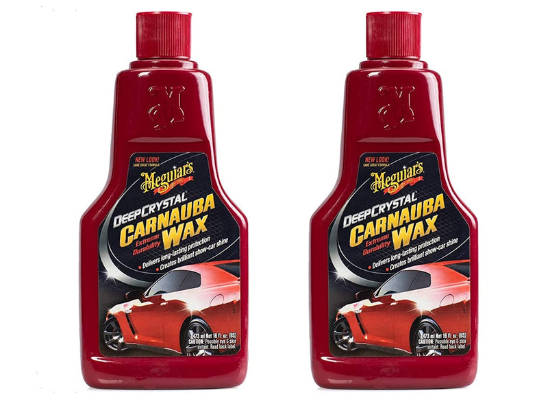 Meguiars 2 Pack A2216 16 oz. Deep Crystal System Carnauba Liquid Wax