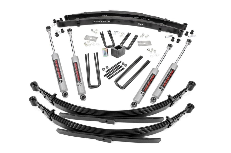 4" Lift Kit Rough Country for 1975-1977 Dodge W100/W200/W300 | Dana 60-336.20