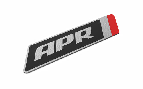 Flat APR A1000005 Badge - 70mm x 18mm - Large - Aluminum - Each