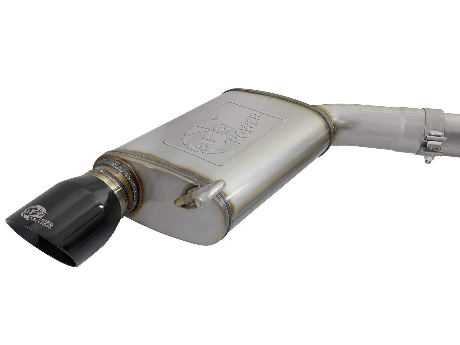 aFe Power Mach Force-Xp 49-33072-1B 3in 304 Stainless Steel Cat-Back Exhaust System with Black Tip, 1 Pack