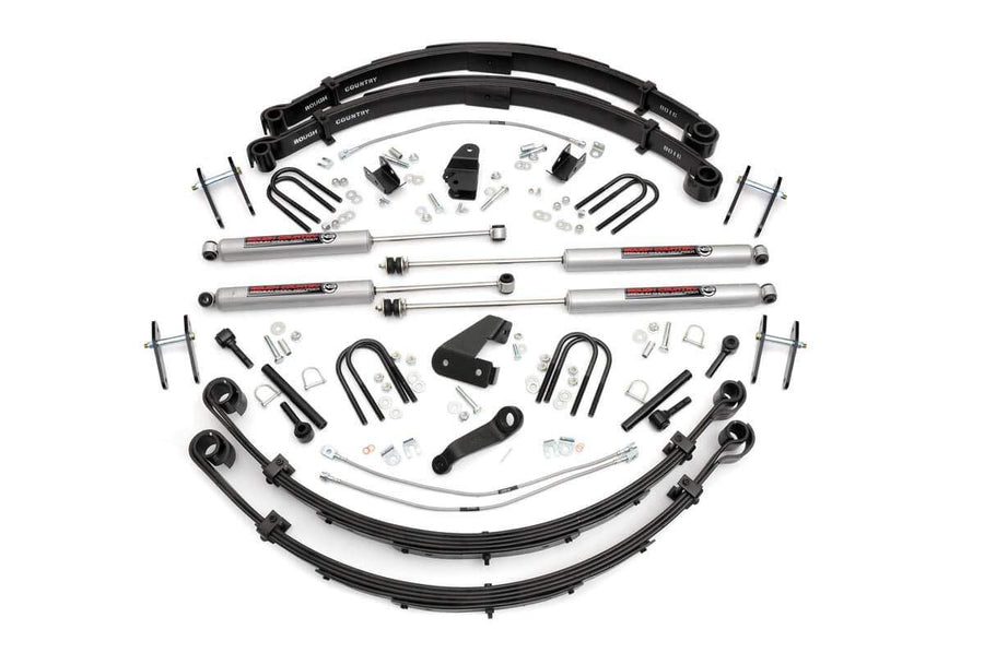 6" Lift Kit Rough Country for 87-95 Jeep Wrangler YJ | Manual Steering - 622M.20