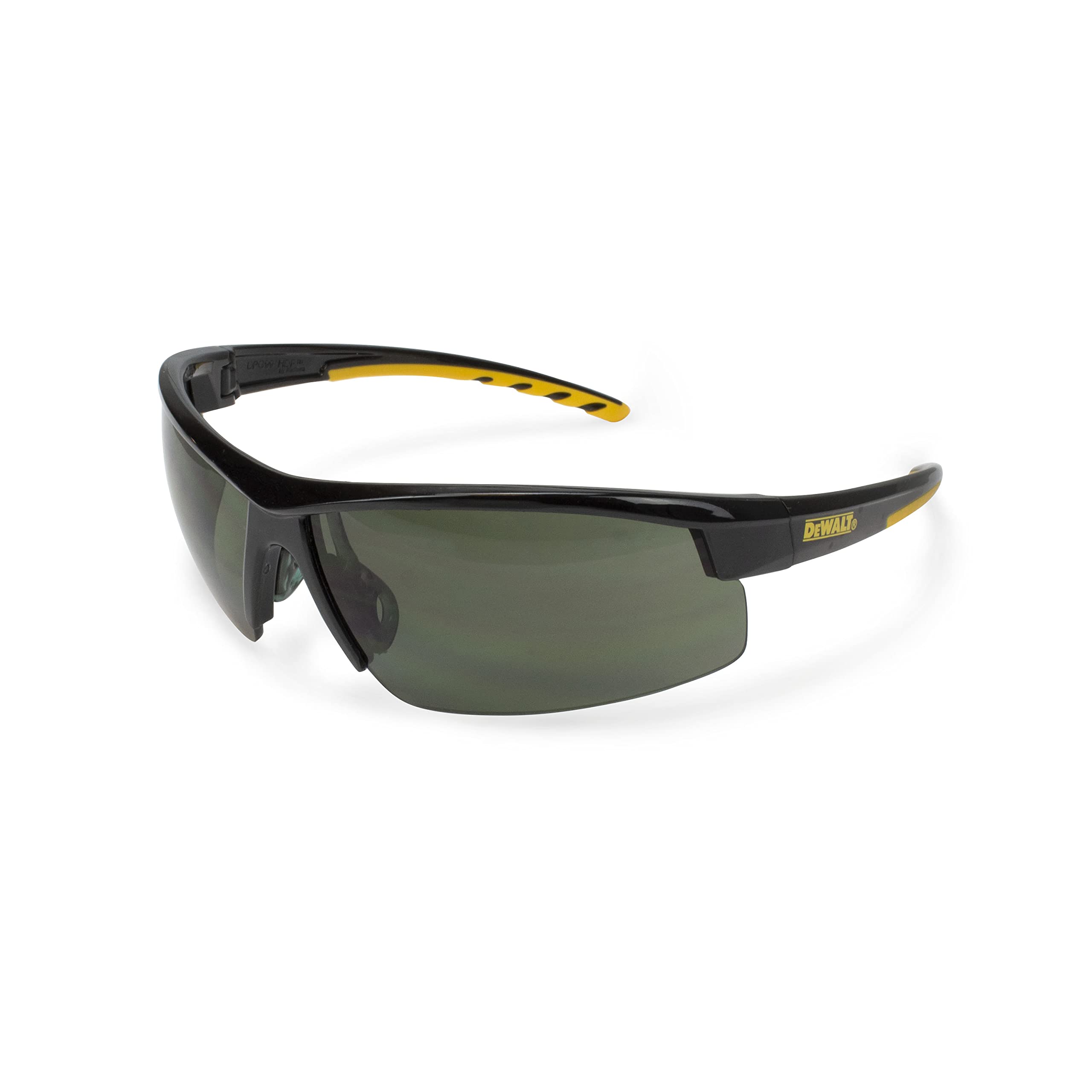 DEWALT Polarized DPG99 HDP™ Safety Glasses – ANSI Z87.1+ Rated Protective Eyewear with Rubber Temples, Adjustable Nosepiece, Neck Cord & Carry Bag