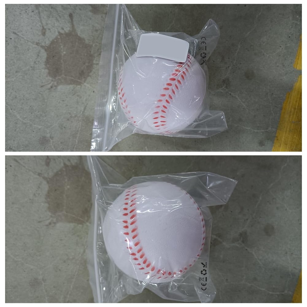 6 x Bdfhjln Sports Baseball Reduced 10 Inches Soft Ball for Adults and Youth for Game Competition Pitching Catching Training