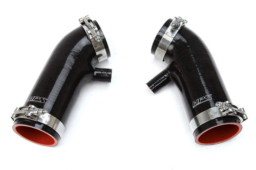 Black HPS 87-68426-BLK Silicone Air Intake Hose Post MAF Tube