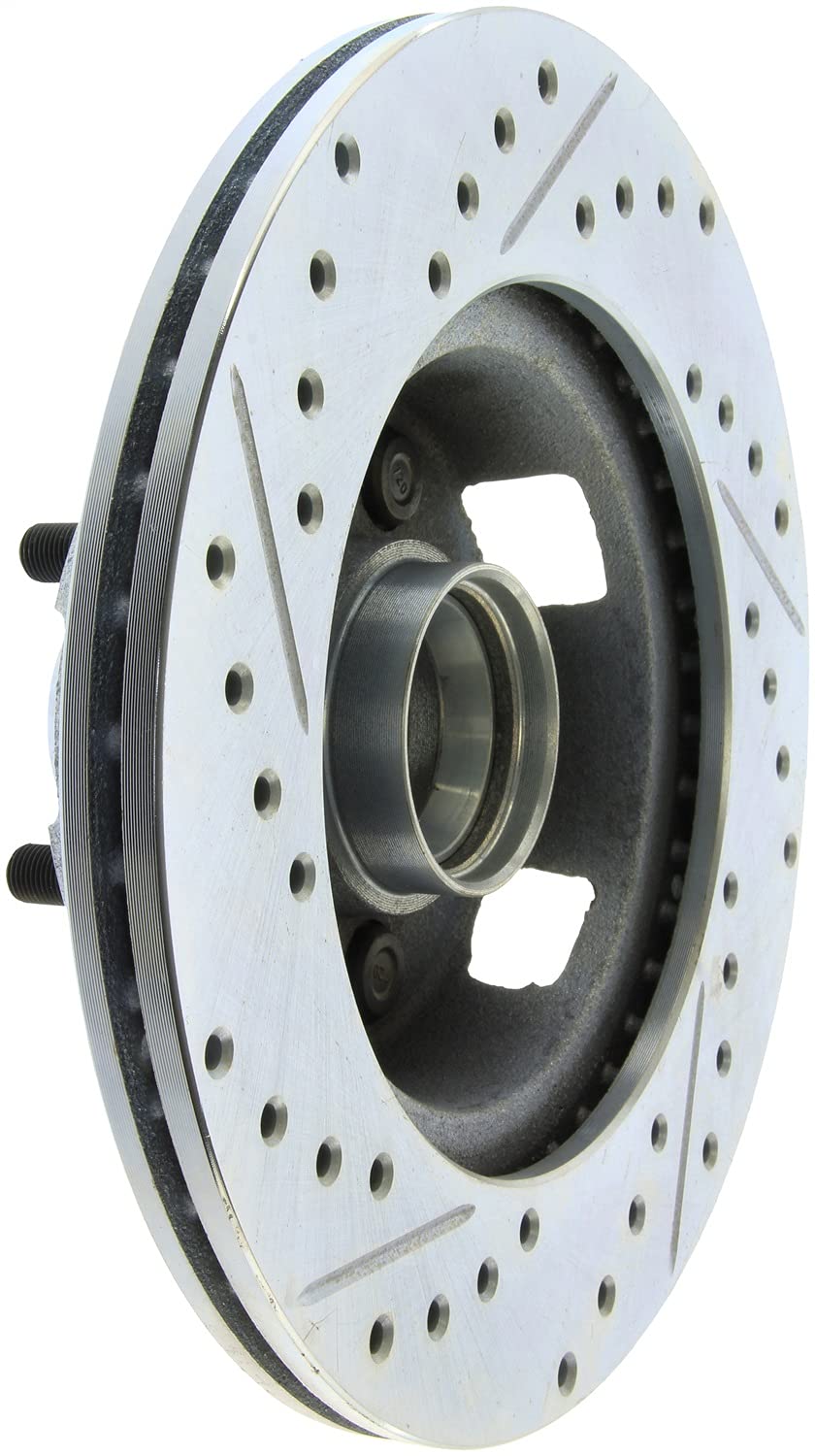 Select Sport Drilled & Slotted Rotor, Left Stoptech 227.61053L