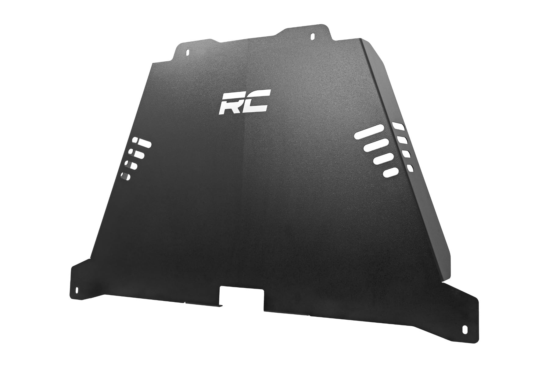 Catalytic Converter Shield Rough Country for Toyota Tundra (2007-2021) - Anti Theft Skid Plate, 14-Gauge Steel, Bolt-On Protection & Powder-Coated Finish