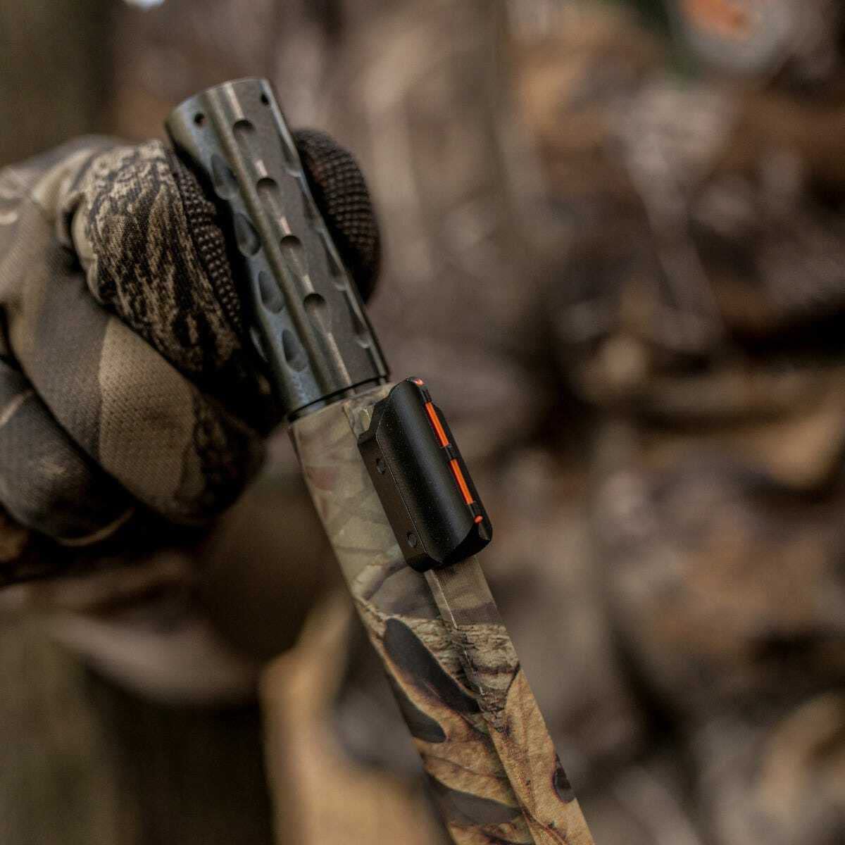 TruPoint Xtreme TRUGLO Universal Shotgun Sights with Luminescent Alignment Level and Elevation Ramp for Ribbed Shotgun