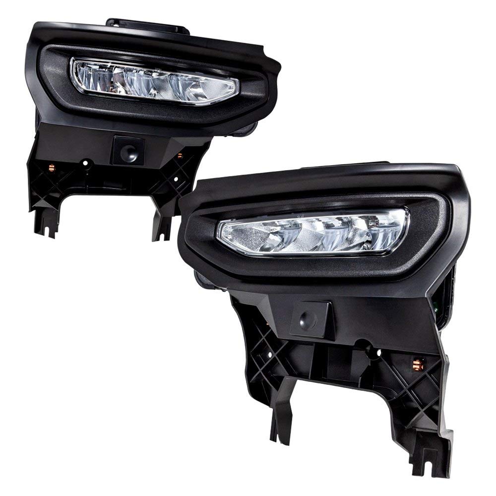 Gmc Sierra 2016-17 Winjet CFWJ-0589D-C Led Fog Light - Clear (Wiring Kit And Bezal Are Included)