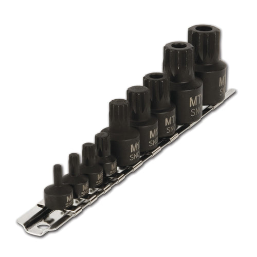 9-Piece Performance Tool W38965 Impact 12-Point Bit Socket Set