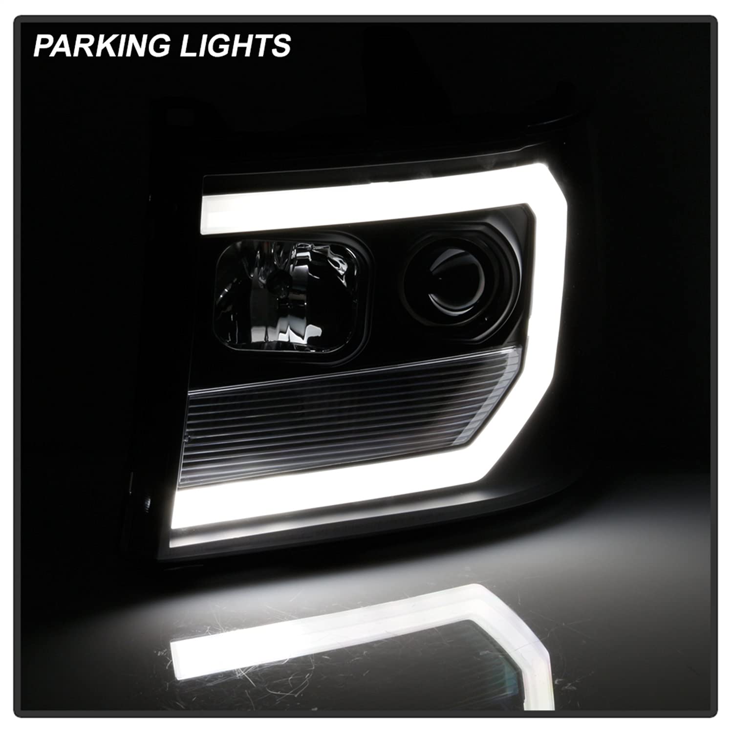 Projector Headlight Spyder - (PRO-YD-GS07V2-LBDRL-BKV2)