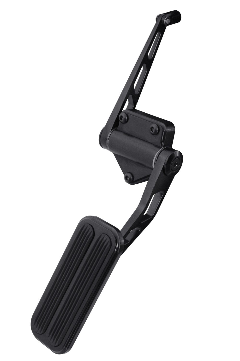 Black Billet Aluminum Lokar XBAG-6165 Throttle Pedal with Rubber for Chevy/GMC C-10