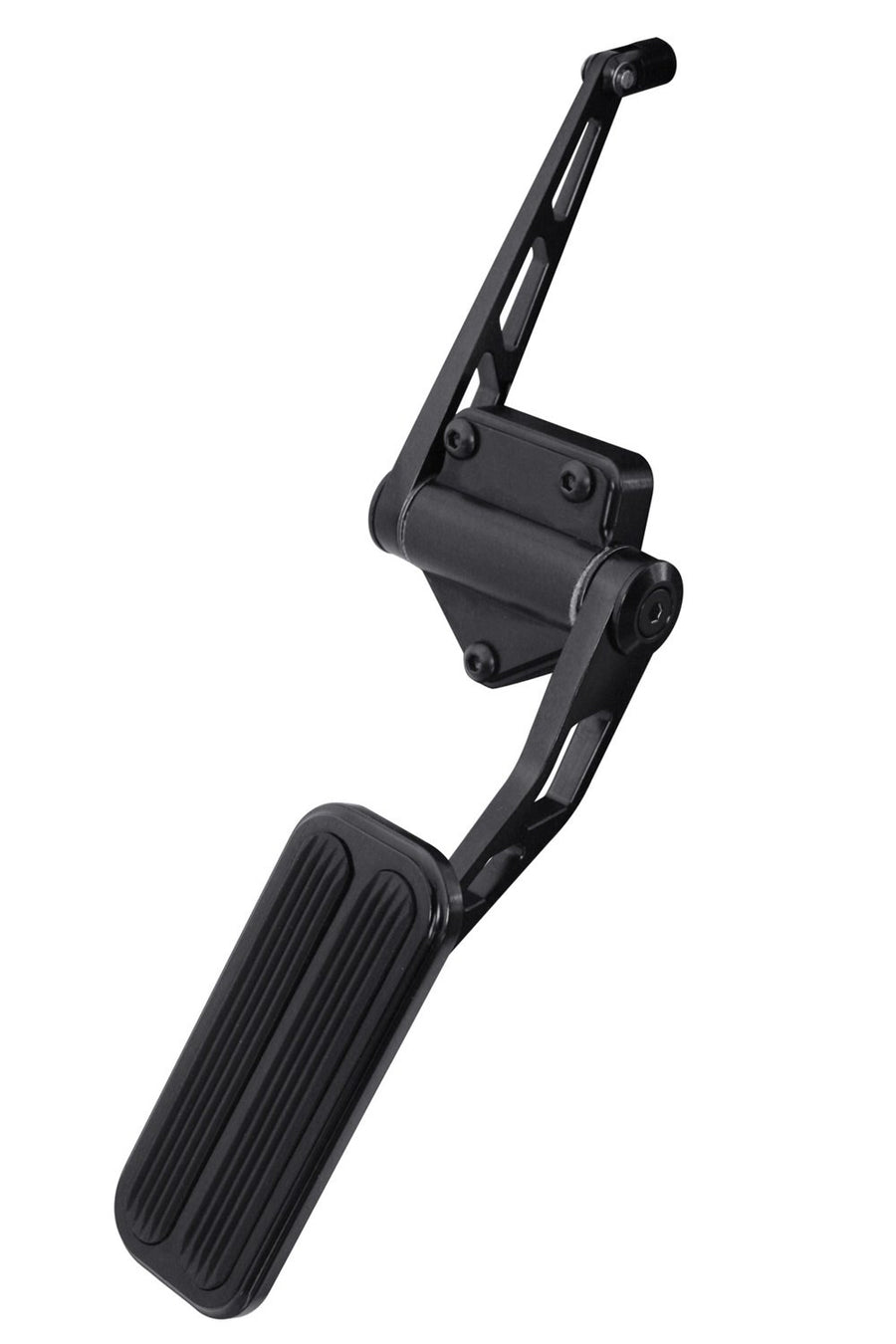 Black Billet Aluminum Lokar XBAG-6165 Throttle Pedal with Rubber for Chevy/GMC C-10