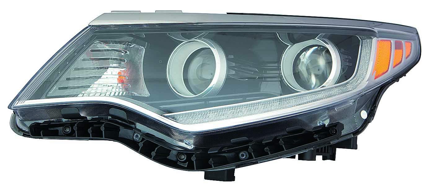 For Kia Optima 16-17 DEPO-323-1153L-AC2 Halogen Headlight with DRL Driver Side CAPA
