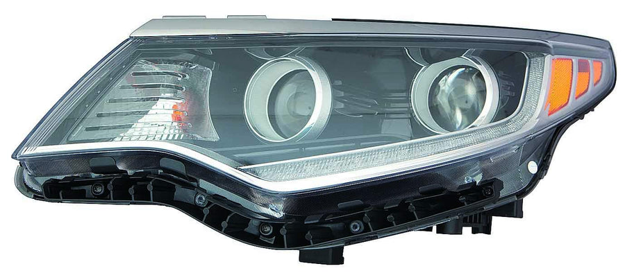 For Kia Optima 16-17 DEPO-323-1153L-AC2 Halogen Headlight with DRL Driver Side CAPA