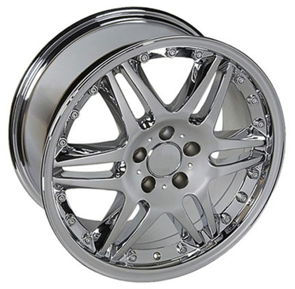 18 Inch OE Wheels MB09 Rim Fits Brabus Style 5x112 18x8.5 Chrome (1)