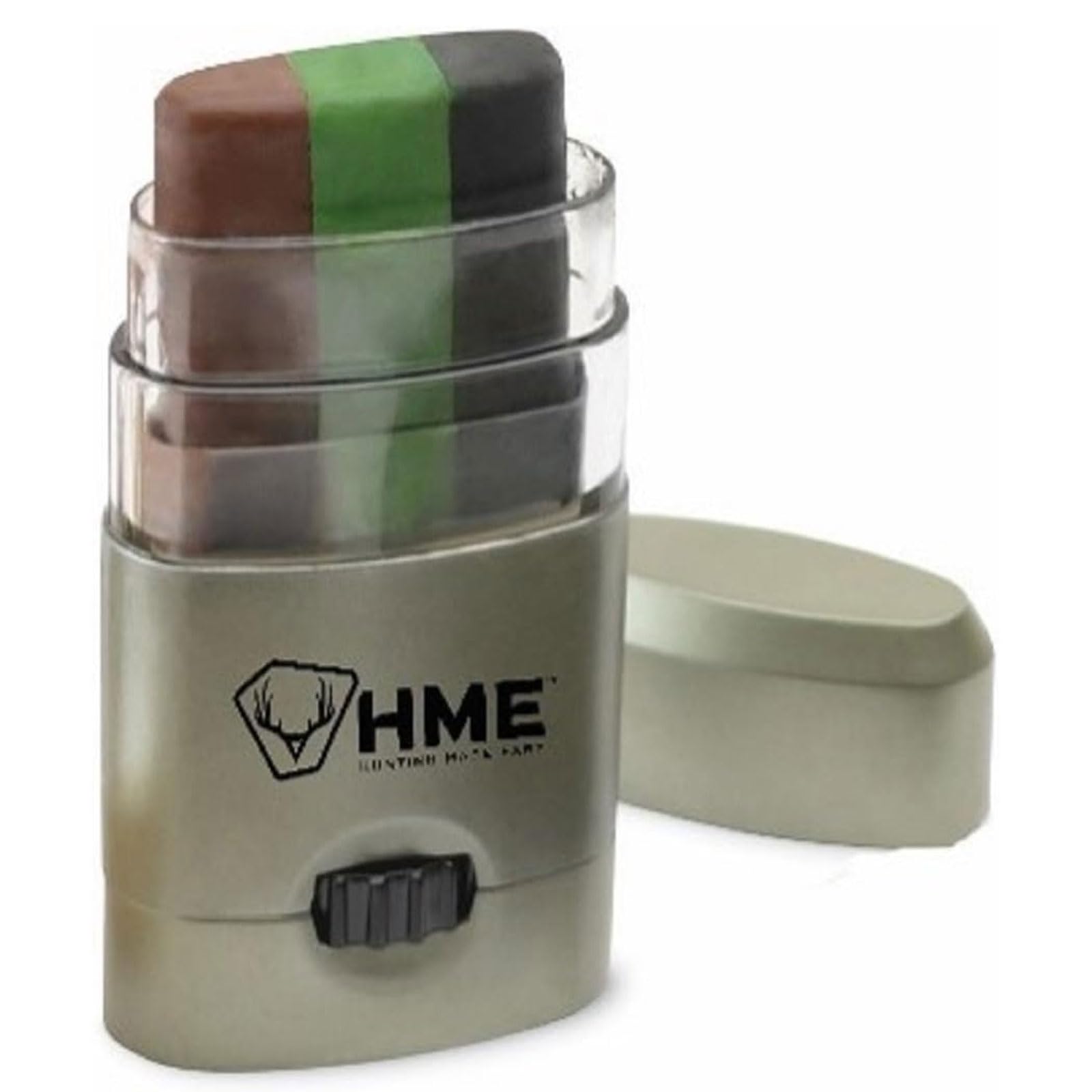 3 Color Camo Face Paint HME "Mess-Free" Application Stick - Long-Lasting Easy-to-Use Concealment Makeup for Hunting