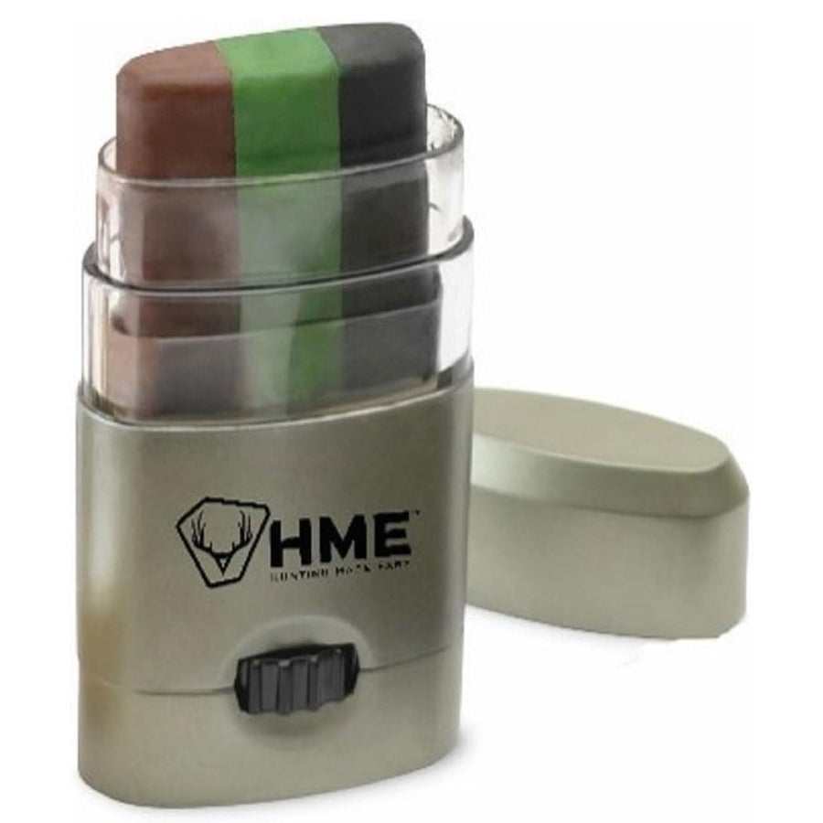 3 Color Camo Face Paint HME "Mess-Free" Application Stick - Long-Lasting Easy-to-Use Concealment Makeup for Hunting