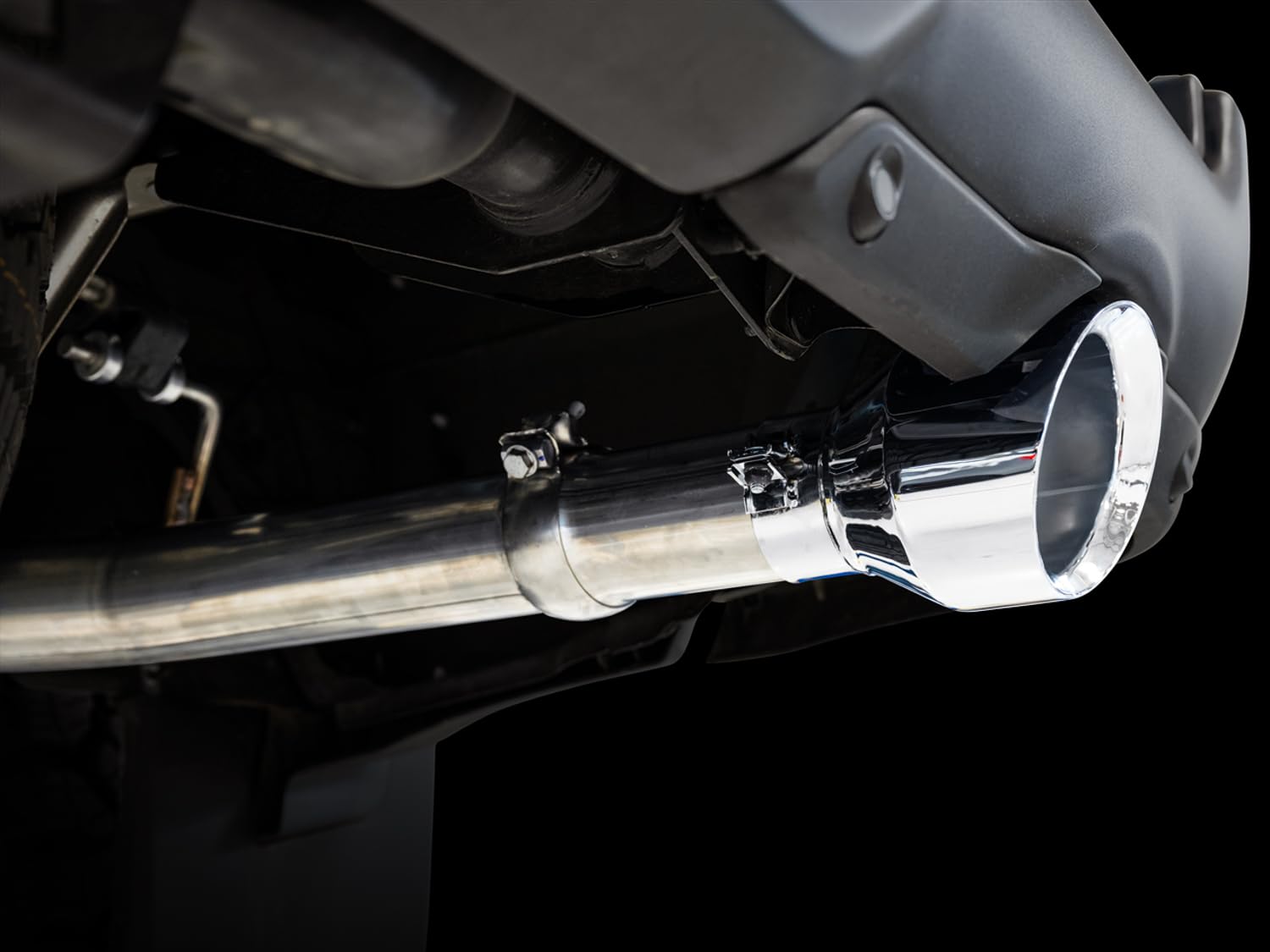 19-21 RAM 1500 5.7L AWE Tuning (w/Cutouts) 0FG Dual Rear Exit Cat-Back Exhaust - Chrome Silver Tips - 3015-32005