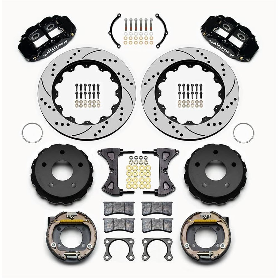 Rear P-Brk Kit, FNSL4R 14.00", Drilled